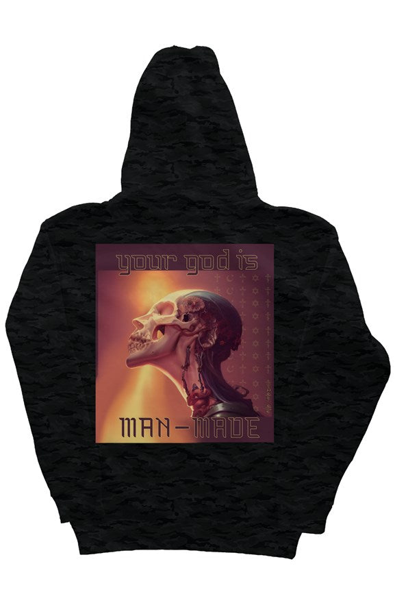 God is Man-Made "Balls Out Edition" Camo Hoodie