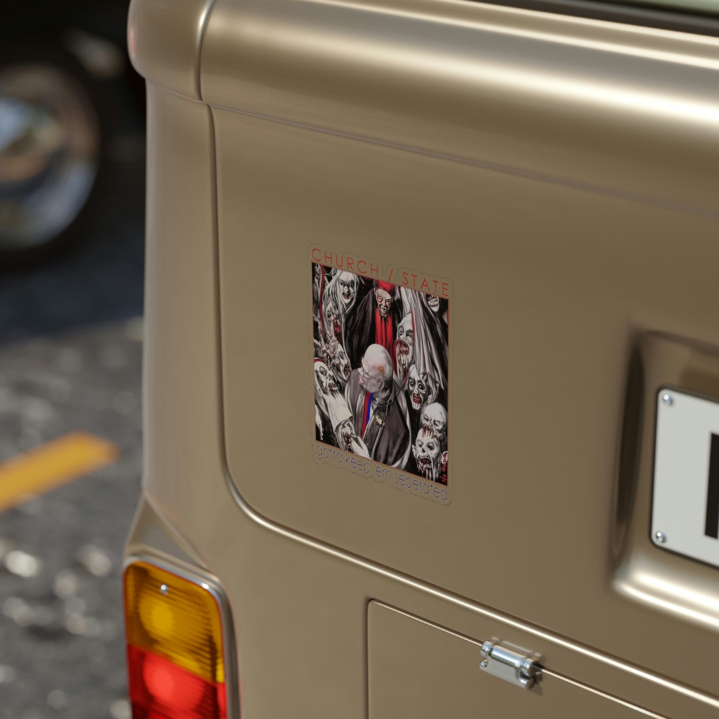 Separate Church & State Die-Cut Sticker, 1pc