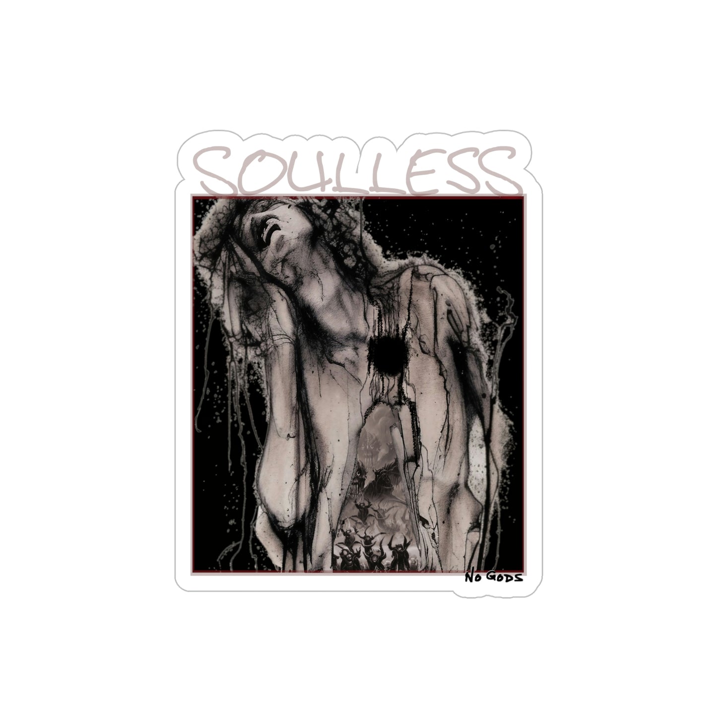 Soulless Die-Cut Sticker, 1pc