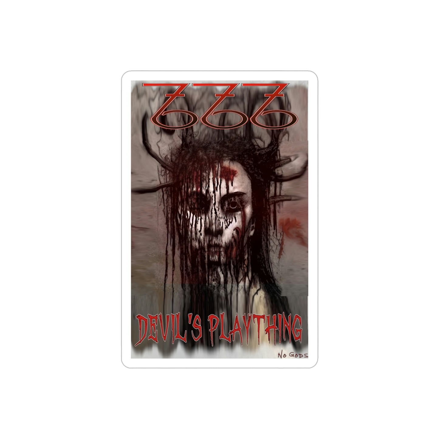 Devil's Plaything Die Cut Sticker, 1pc