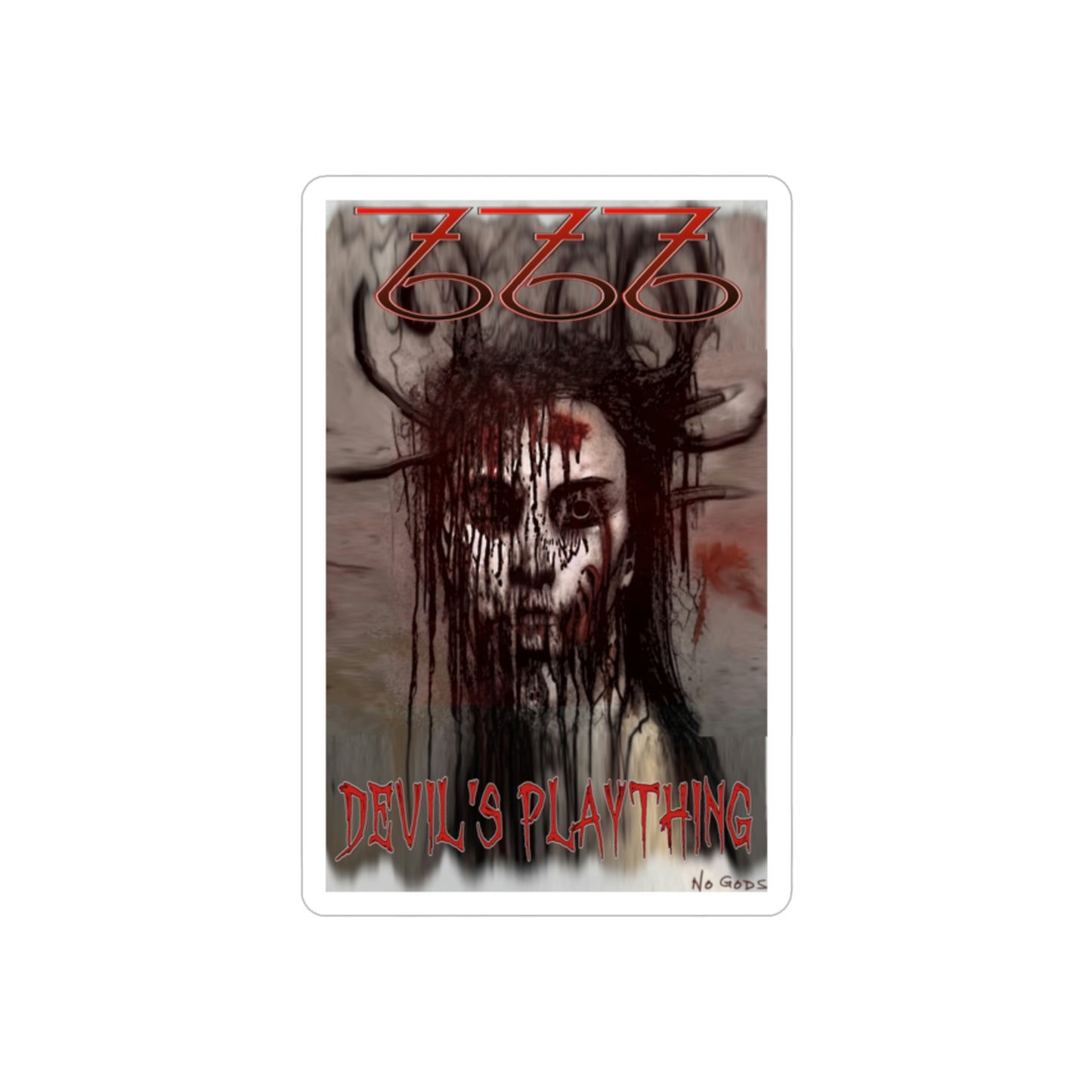 Devil's Plaything Die Cut Sticker, 1pc