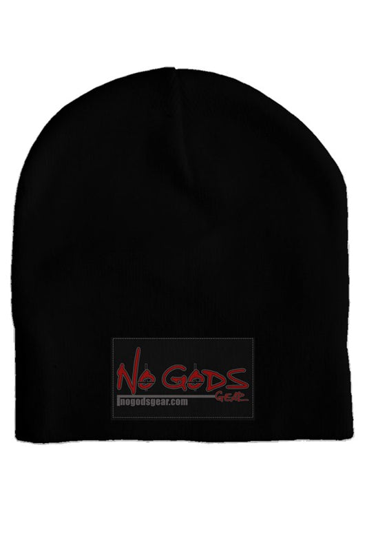 No Gods Logo Skull Cap (black)