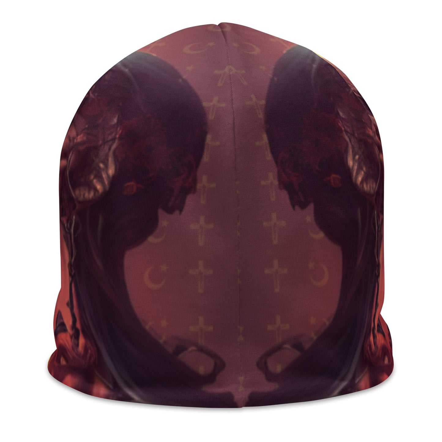 God is Man-Made All-Over Print Beanie