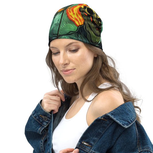 Dead Van Gogh All-Over Print Beanie