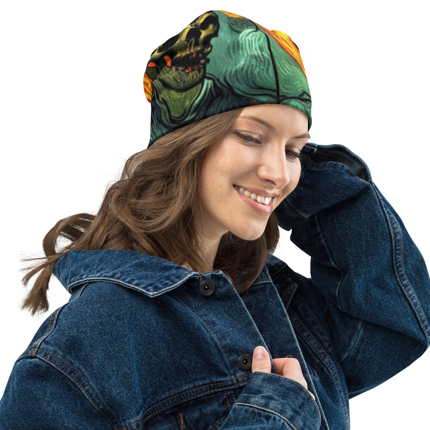 Dead Van Gogh All-Over Print Beanie