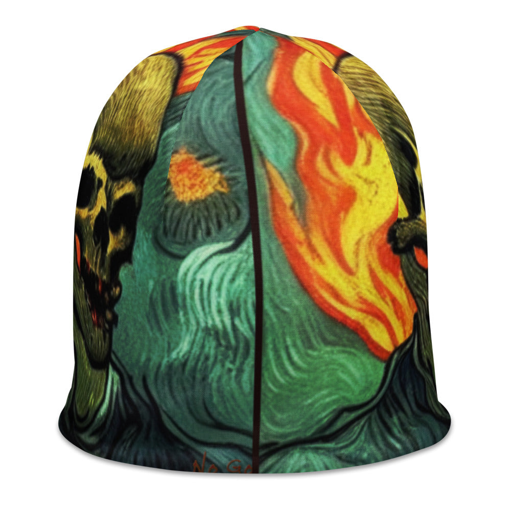 Dead Van Gogh All-Over Print Beanie