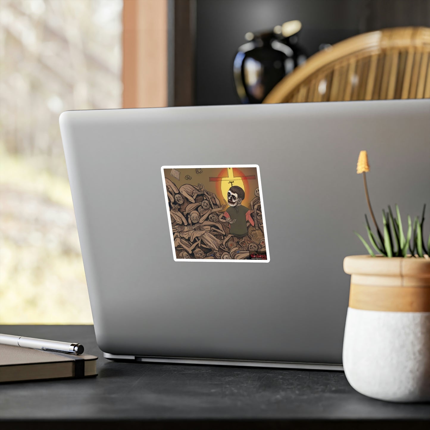 Day of the Dead Sermon Vinyl Die-Cut Sticker