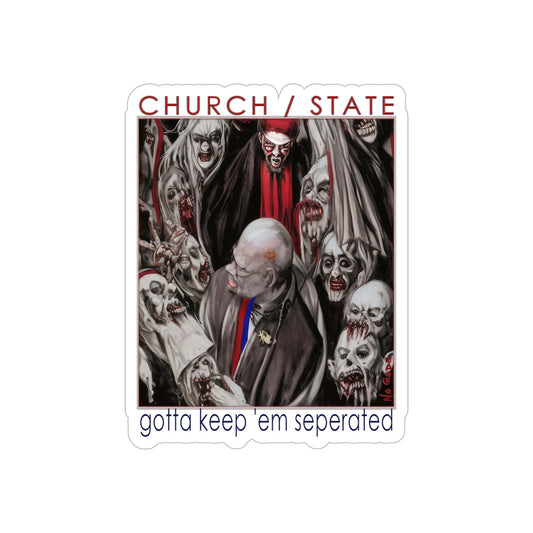 Separate Church & State Die-Cut Sticker, 1pc