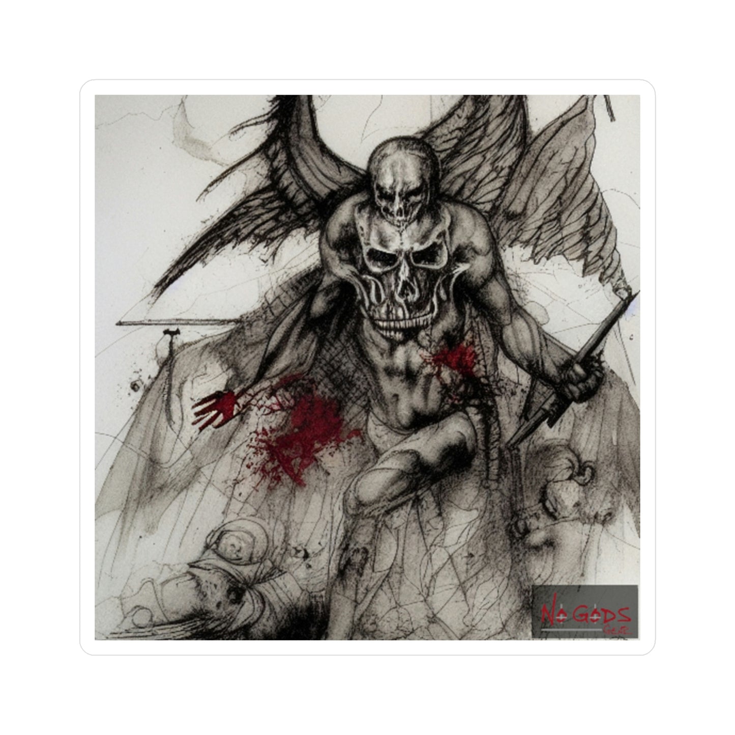 Angel of Death Vinyl Die-Cut Sticker