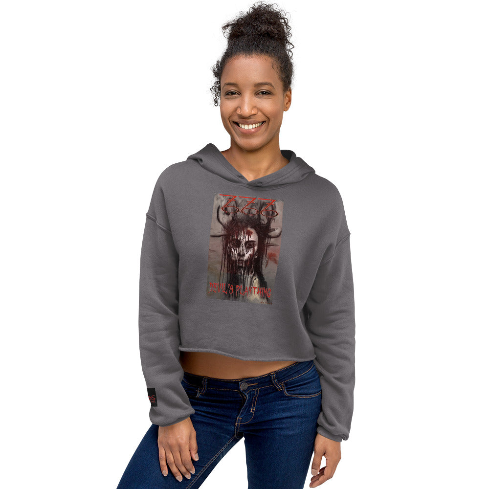 Devil's Plaything Crop Hoodie